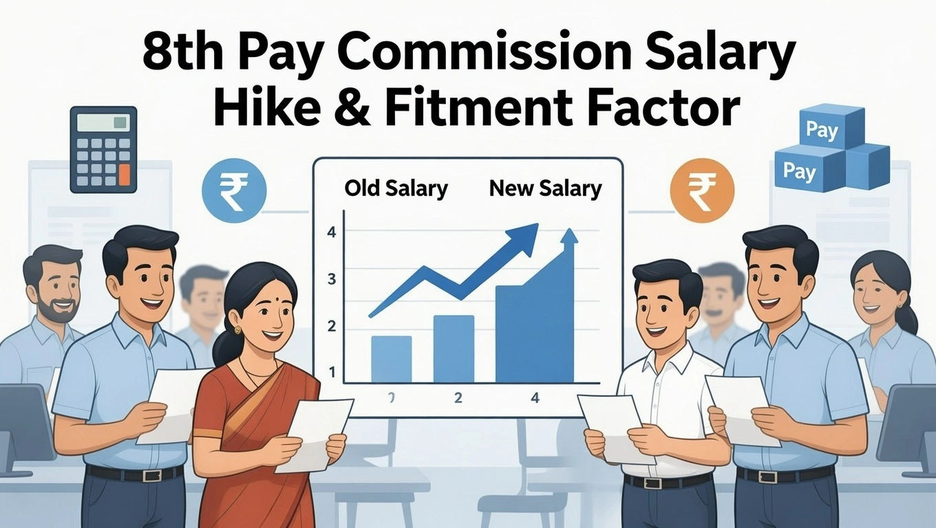 8th Pay Commission 2026 Latest Salary Hike, Fitment Factor
